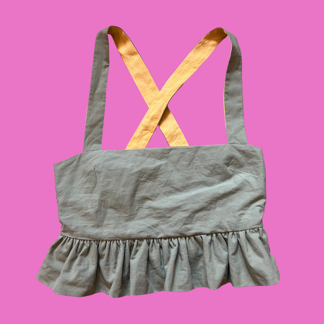 Crop top froufrou - taille 1