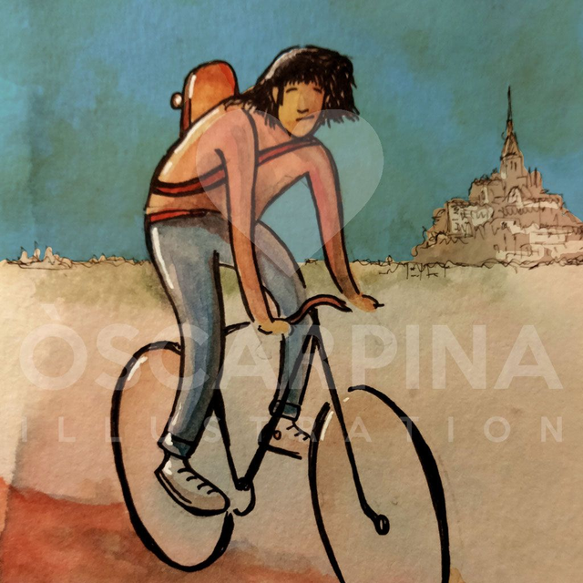 133 - Ciclistas - Saint Michel