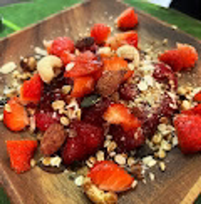 Le fruit  ou café gourmand 