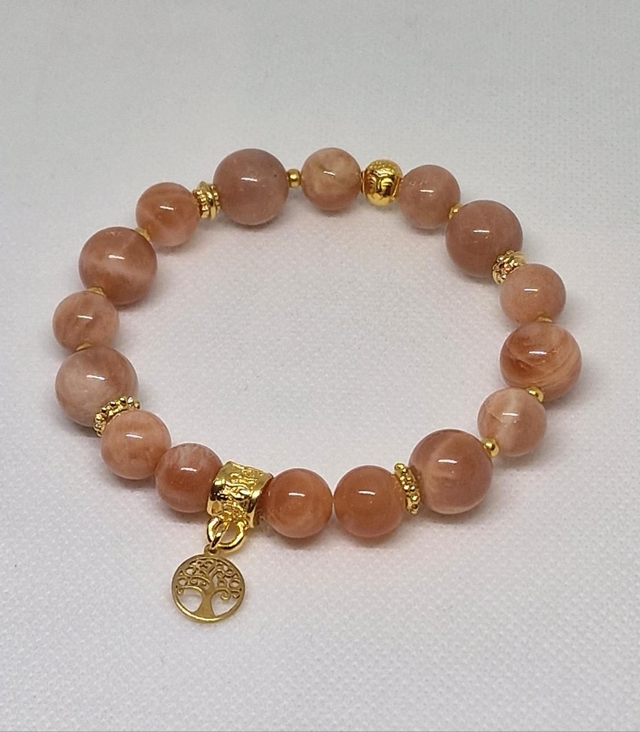 Bracelet Pierre de soleil en 1 et 1,2 cm 