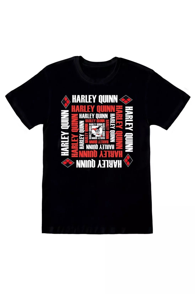 DC: Harley Quinn (Square Name) T-Shirt