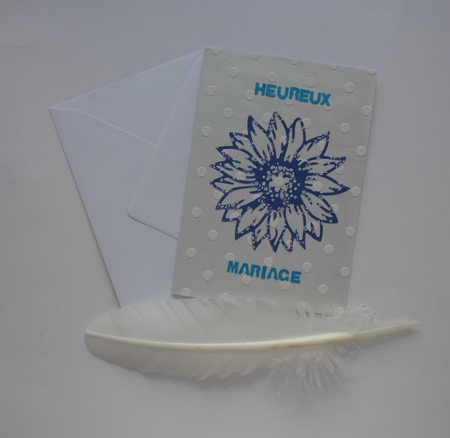 La fleur bleue du mariage