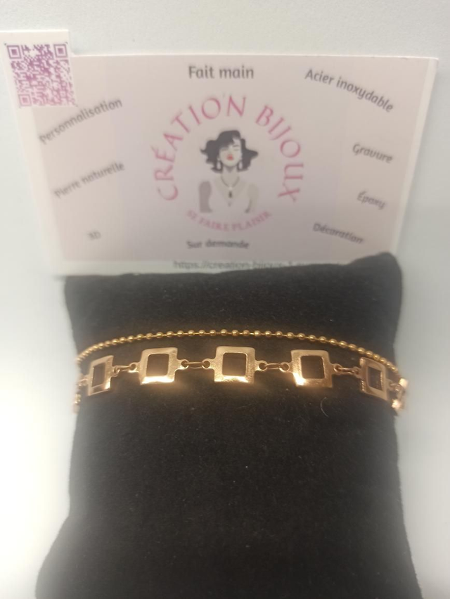 Bracelet double rangs 