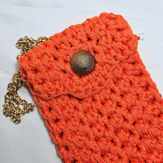 Pochette téléphone Isie orange