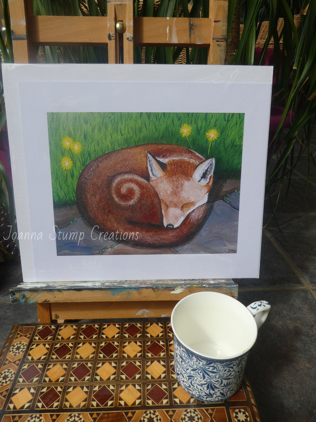 Open Edition Fine Art Print, from my "Busy Lives" collection, "Lazy Days"