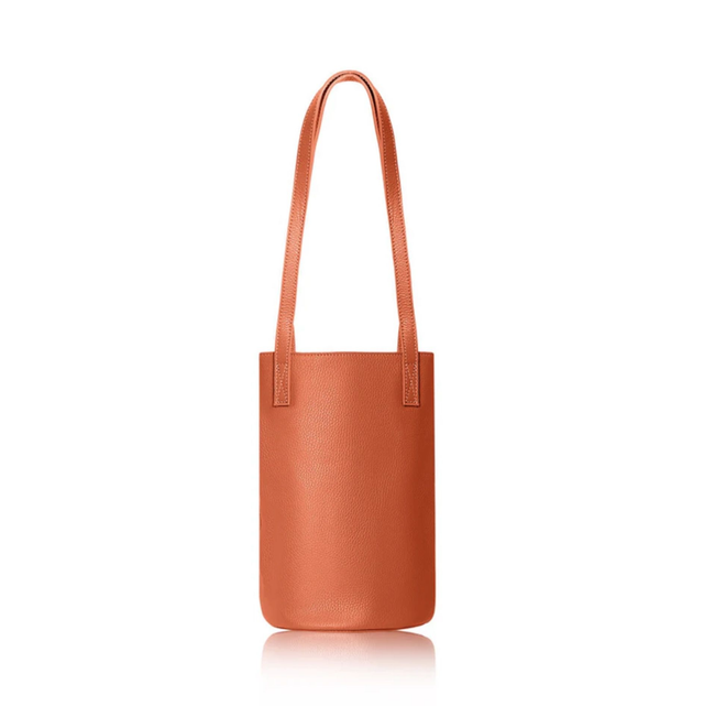 Burnt Orange Italian Leather Handbag