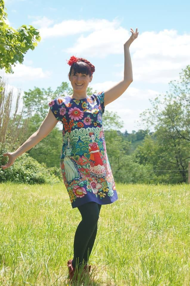 Robe Frida bleue
