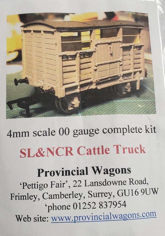 SLNCR Cattle Wagon (kit)