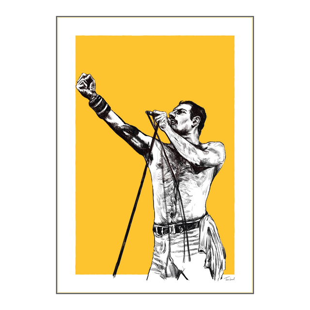 'Freddie Mercury' art print