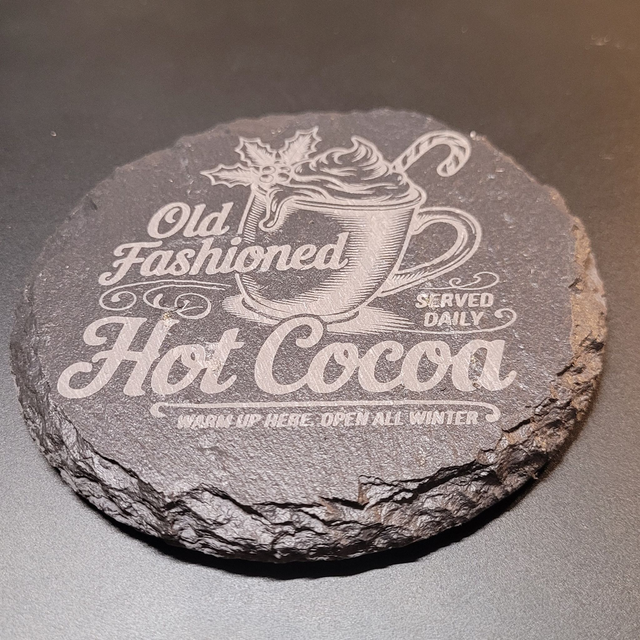 Leisteen onderzetter