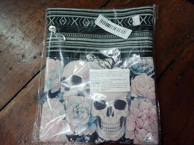 Gothic Skull Satchel Bag