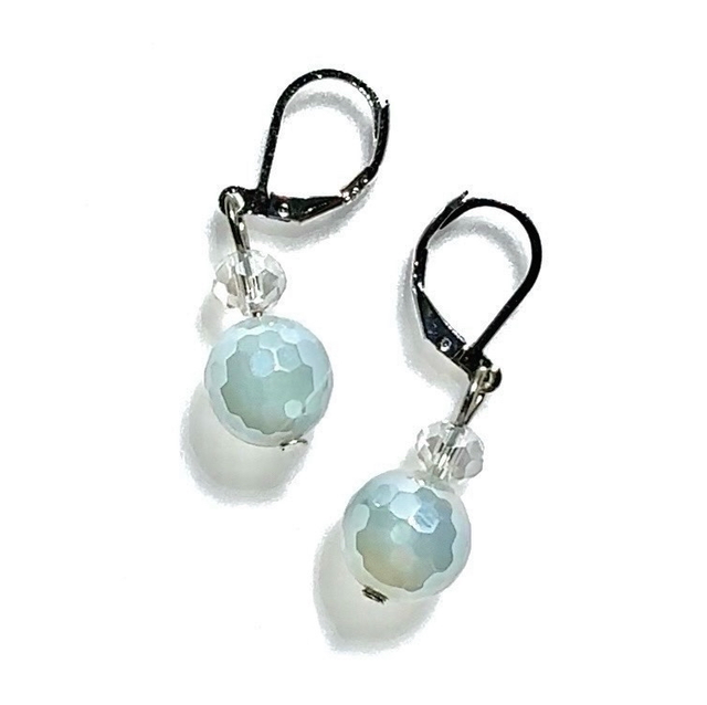 Boucles d’oreilles Perla Aqua