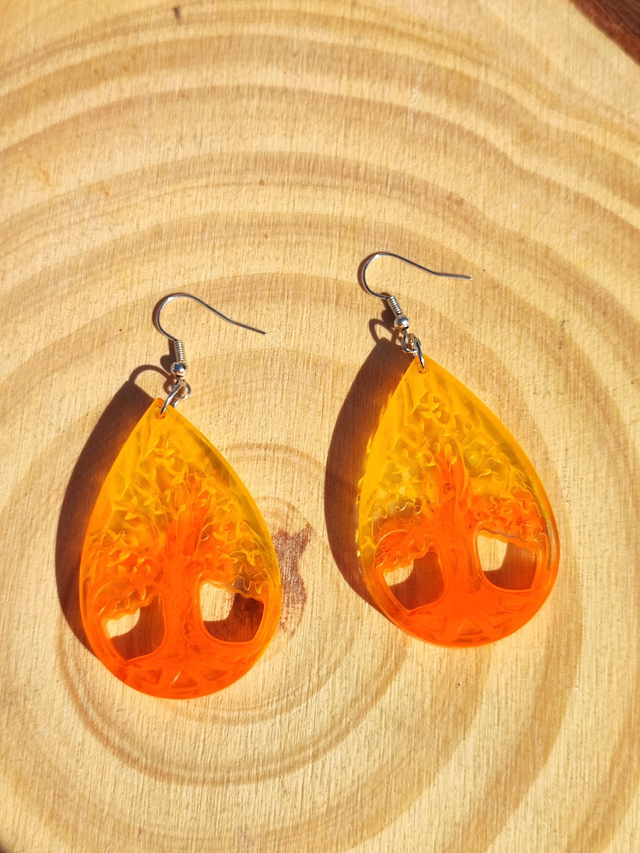 Boucles d&#039;oreilles - Arbre de vie 