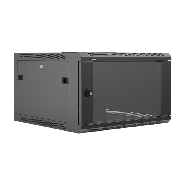 CAYMON Rack mural 19&quot; - 6 unités - Profondeur 600mm - Dos amovible