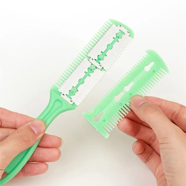 Double-Sided Hair Comb Razor 1pc 