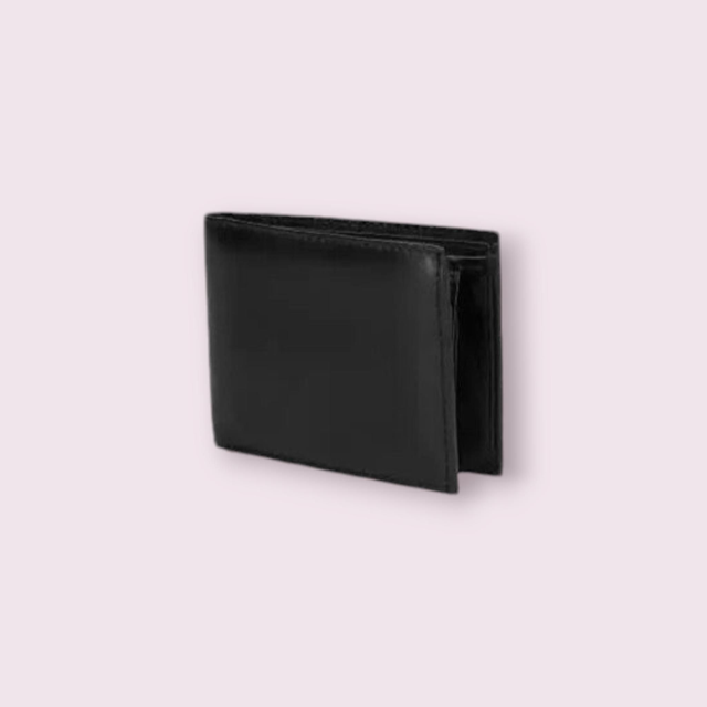 Portefeuille cuir noir 