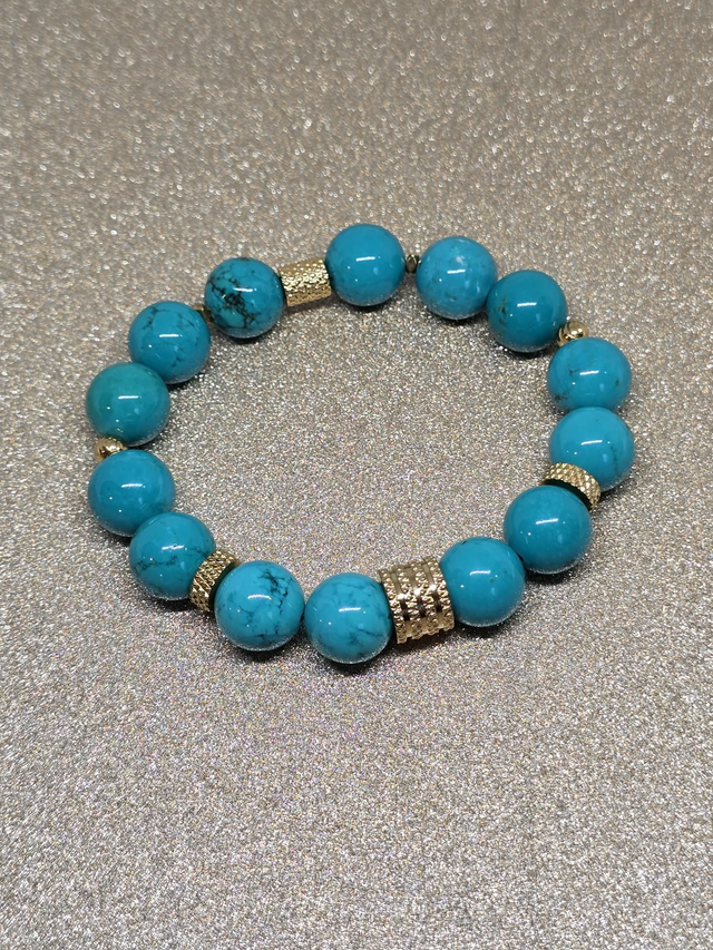 Bracelet Turquoise de Chine XL en 1,2 cm