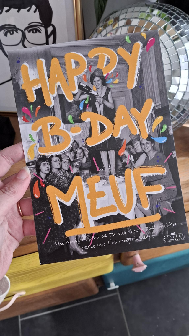 Carte Happy BDay meuf