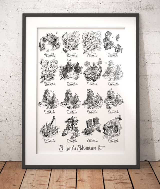 îles fantasy - L'aventure du Lama - Partie 1