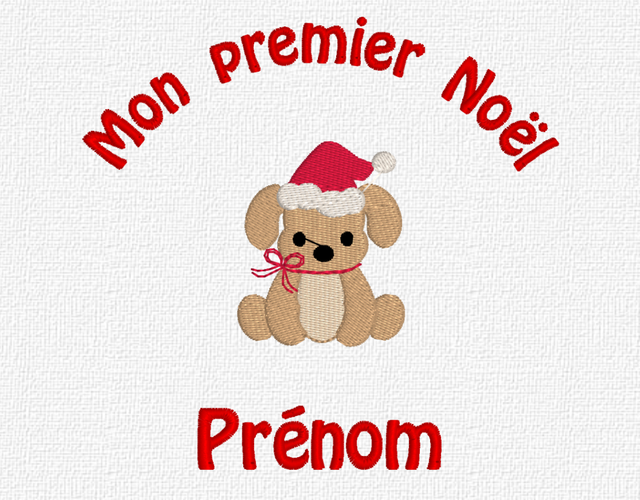 Bavoir 1er Noël
