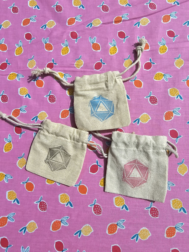 Mini dice bags