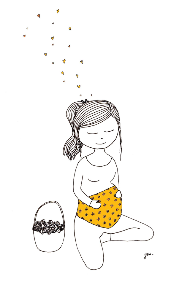 PAPETERIE - Carte 13x18 cm - annonce d'un heureux événement 