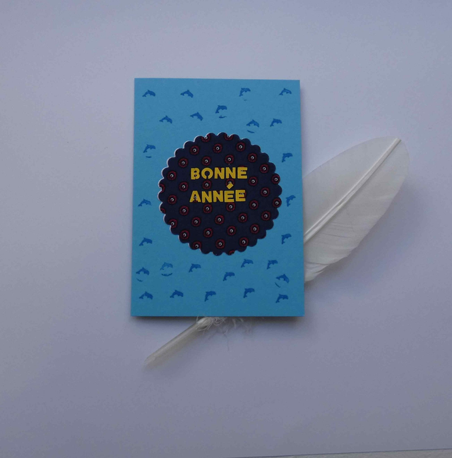 Bonne année avec les dauphins