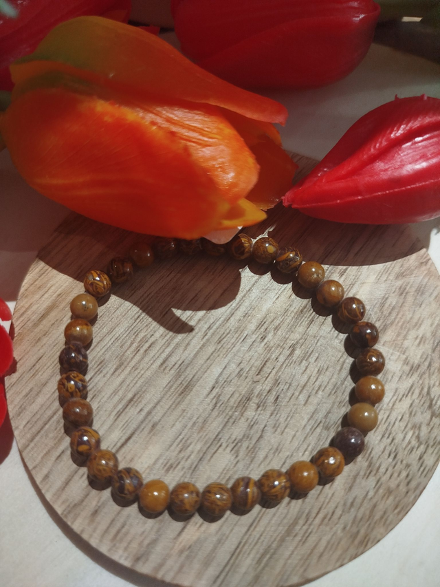 Bracelet 🪨 Jaspe Mariam – La pierre de la sagesse ancienne