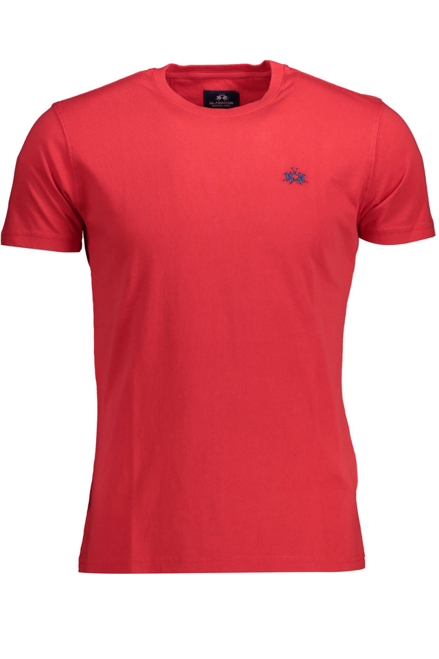 LA MARTINA T-SHIRT MANICHE CORTE UOMO ROSSO