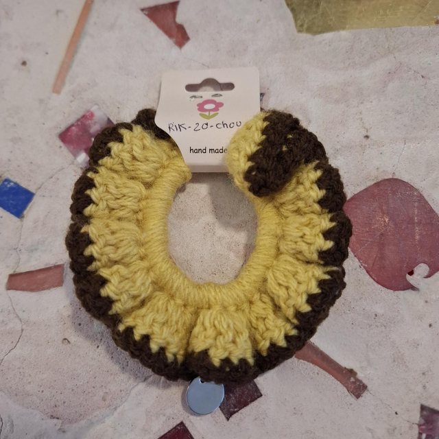 Rik-20 chouchou jaune chocolat 