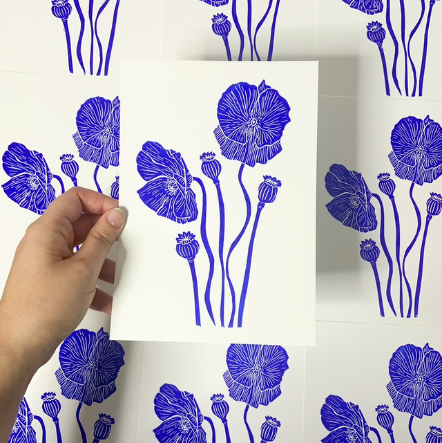 Les coquelicots - Sentier