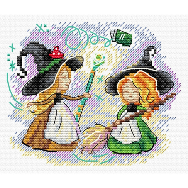 Magic Cleaning Counted Cross Stitch by MP Studia 