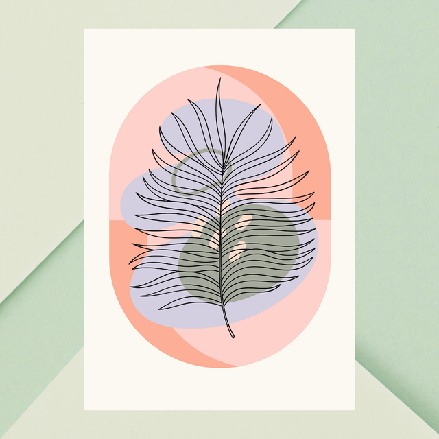  Harmonie Botanique Moderne / Modern Botanical Harmony Wall Art 