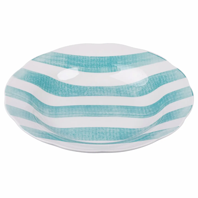 Blue Striped Pasta Dish