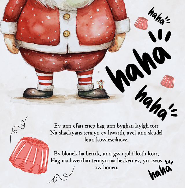 An Noswyth Kens Nadelek - Cornish / English Edition