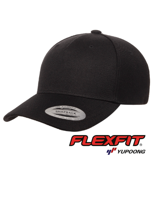 🧢 CASQUETTE FLEXFIT CLASSICS 5PANEL PREMIUM CURVED CAP CUSTOM 3D COMPRIS*