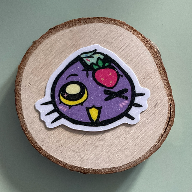 Strawberry sweetness sticker Poncho catt