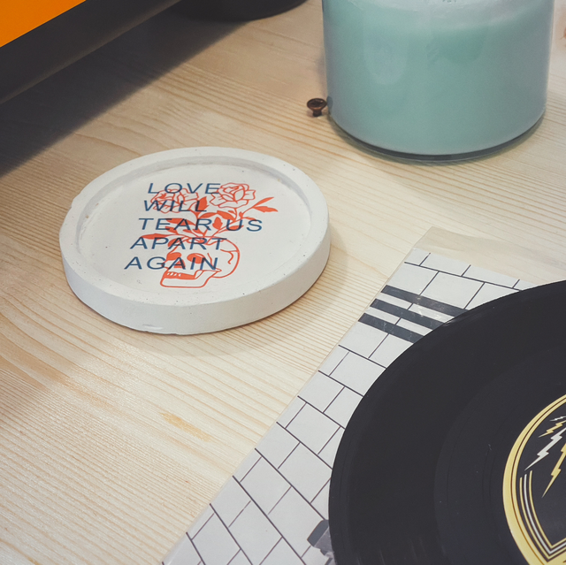 Piattino Overprint Joy