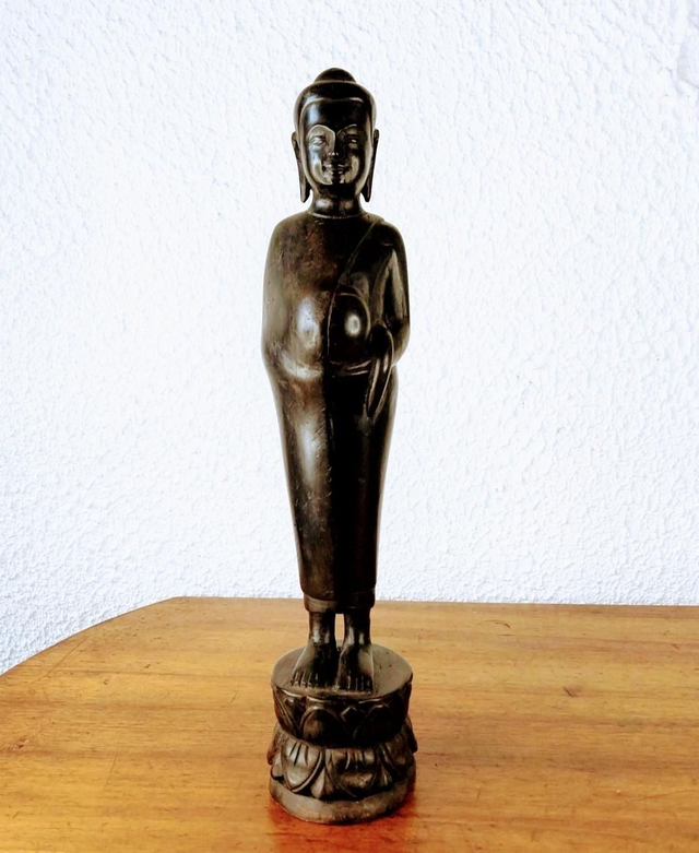 Statuette Bouddha ancien début XXe 