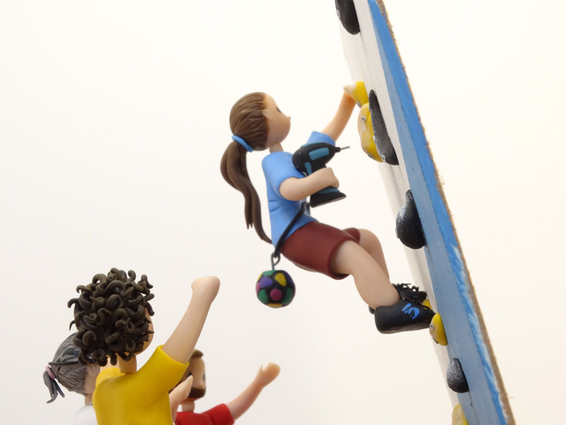 Climbing Wall Customized Figure