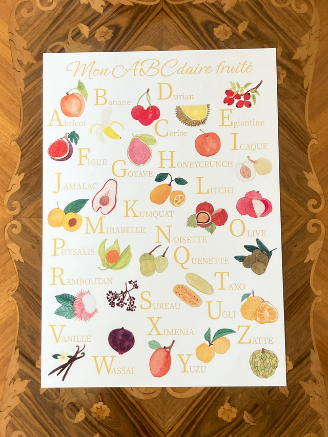 Mon ABCdaire fruité A3