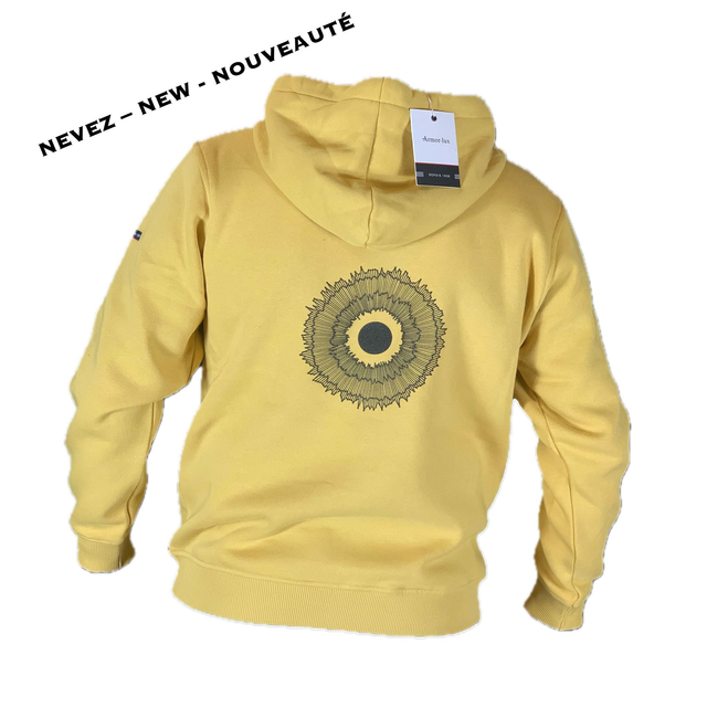 Sweat Zippé Jaune 2025