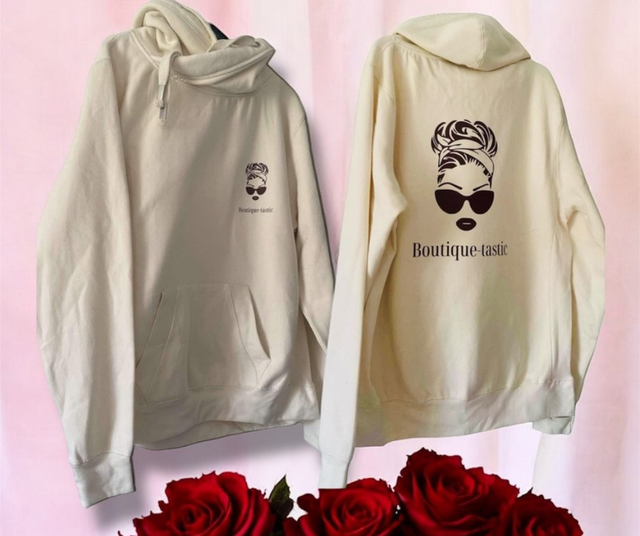 Adult Cross Neck Hoodie with Customisation