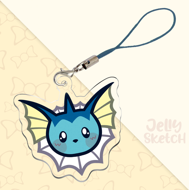 Vaporeon | Poke Phone Charm