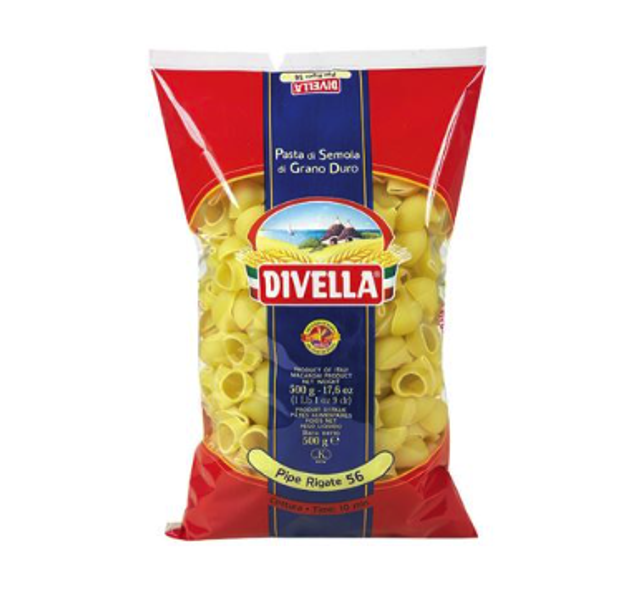 Divella - n.56 Pipe Rigate 500g