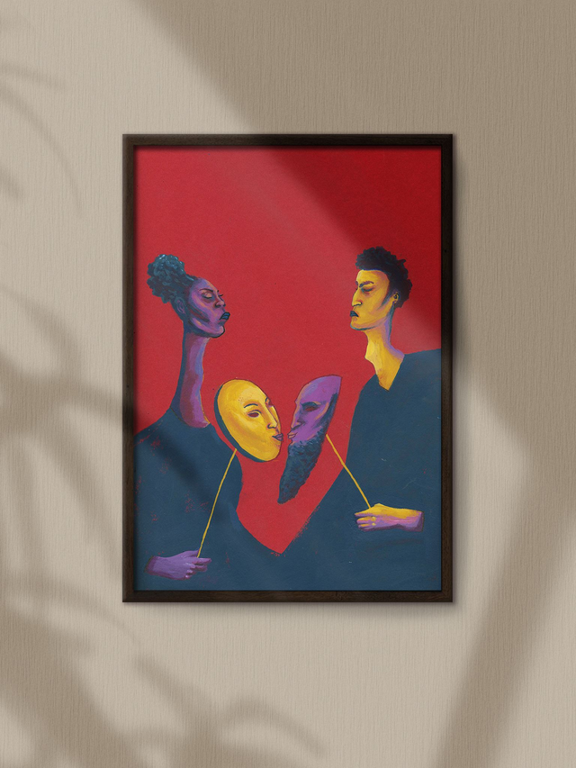 The Lovers // A4 Print