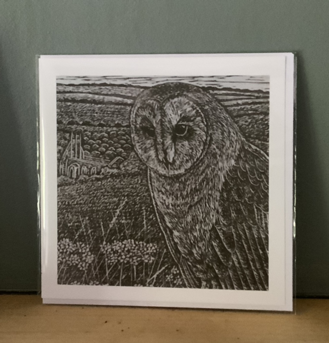 Barn Owl greeting card