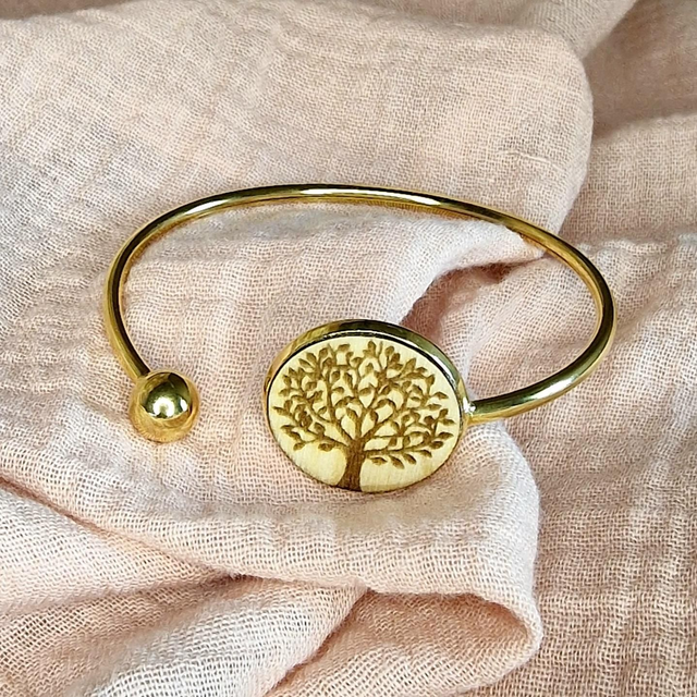 Bracelet en jonc Arbre de vie