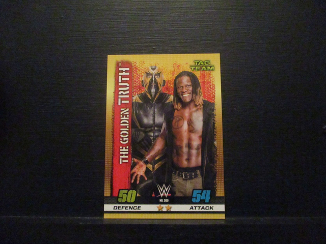 The Golden Truth - Tag Team Slam Attax 10th Edition Original Trading Card #309
