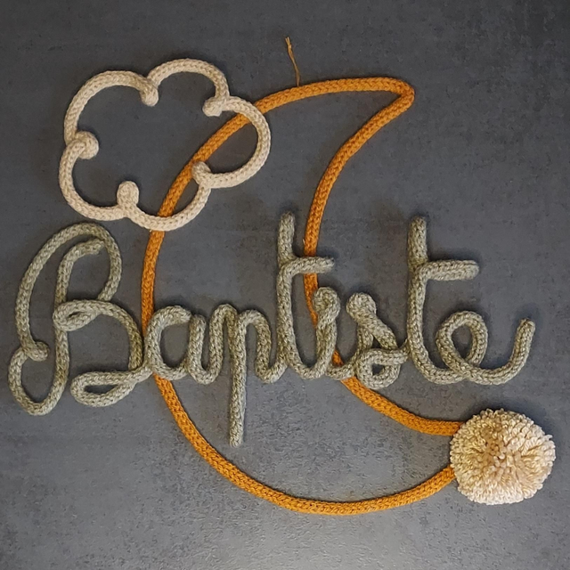 Attrape-rêve personnalisable lune 🌛 